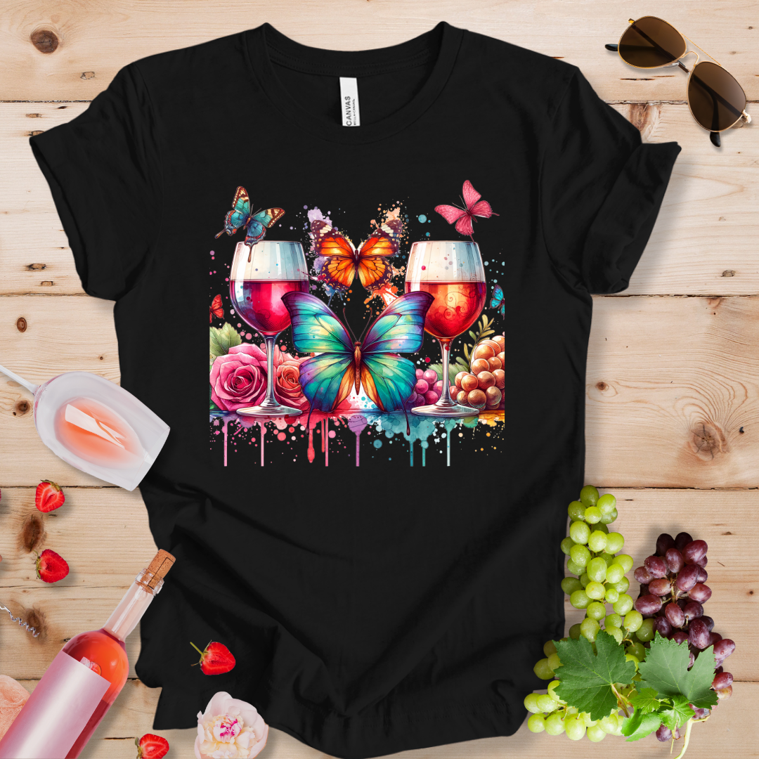 Butterflies Wine & Roses