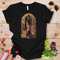 Deco Wine Gold Frame Window