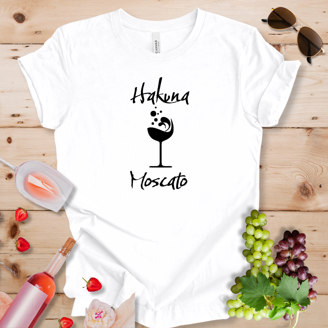 Hakuna Moscato with glass