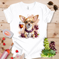 Chihuahua and Wine