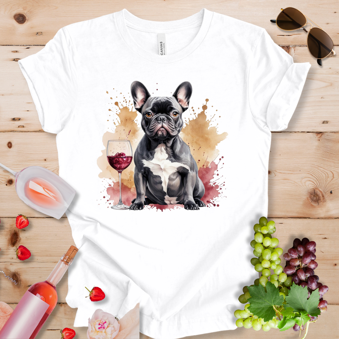 Frenchie and Wine