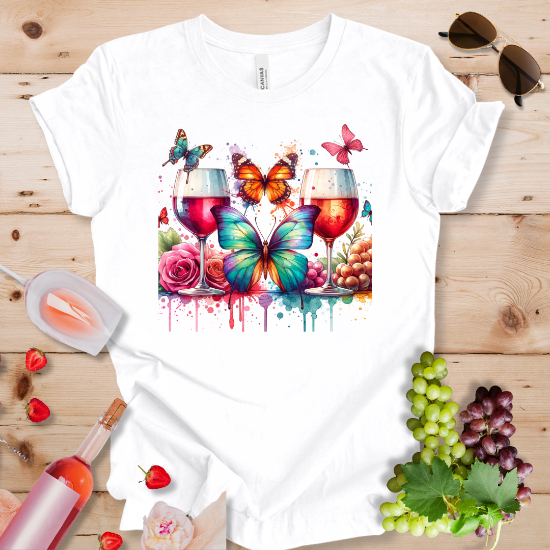 Butterflies Wine & Roses