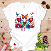 Butterflies Wine & Roses