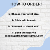 Custom DTF Gang Sheets by size